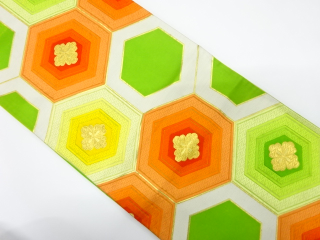 Japanese Kimono / Antique / Fukuro Obi Silk